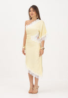 VICOLO abito midi Abito Pizzo giallo paglierino giallo donna. AB1667 GI VICOLO 