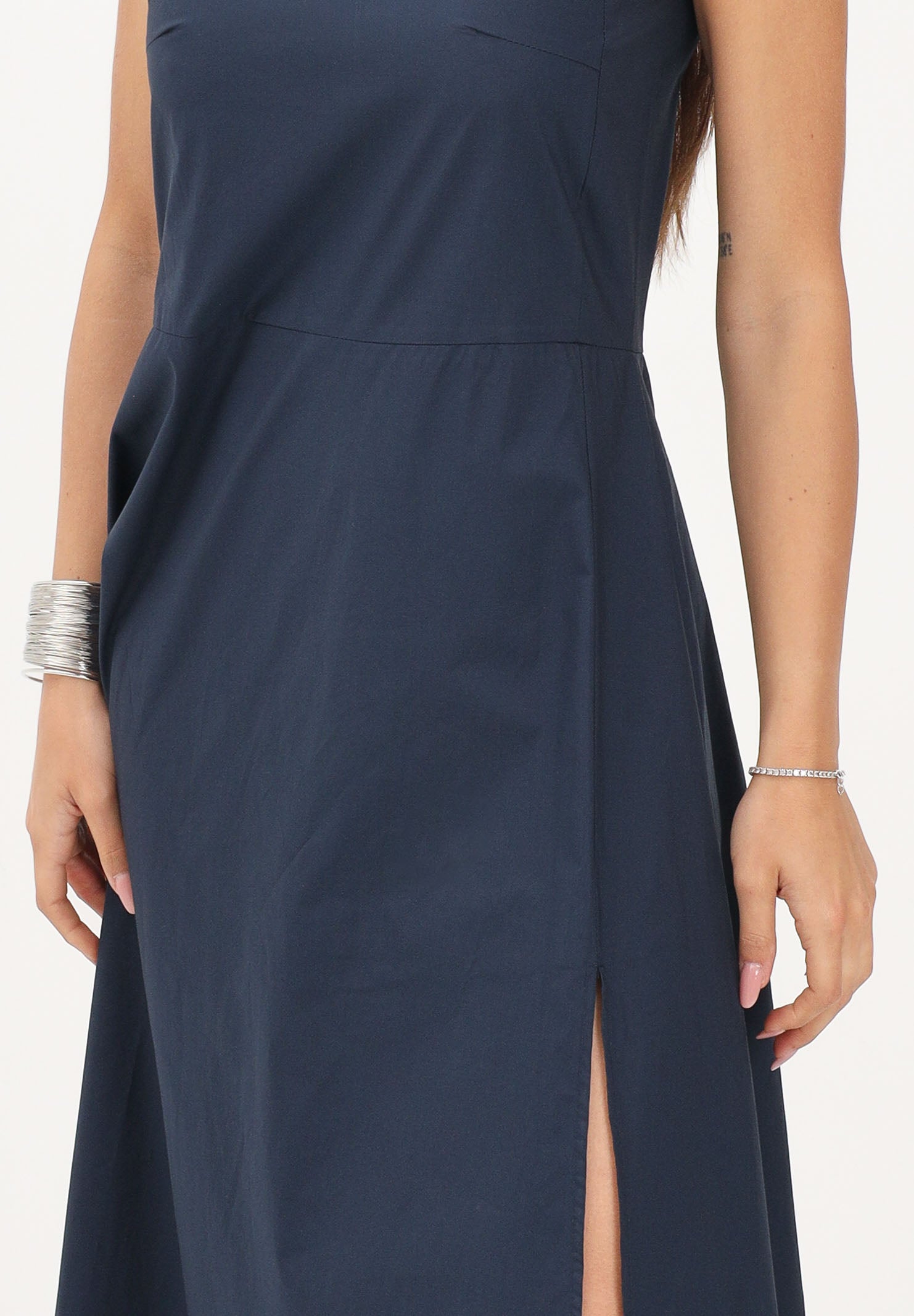 VICOLO abito lungo elegante blu donna. AB1814 BL VICOLO 