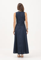VICOLO abito lungo elegante blu donna. AB1814 BL VICOLO 