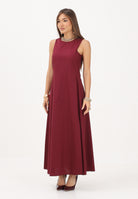 VICOLO abito lungo elegante bordeaux donna. AB1814 BO VICOLO 