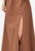 VICOLO abito lungo eleganteTabacco marrone donna. AB1814 TA VICOLO 