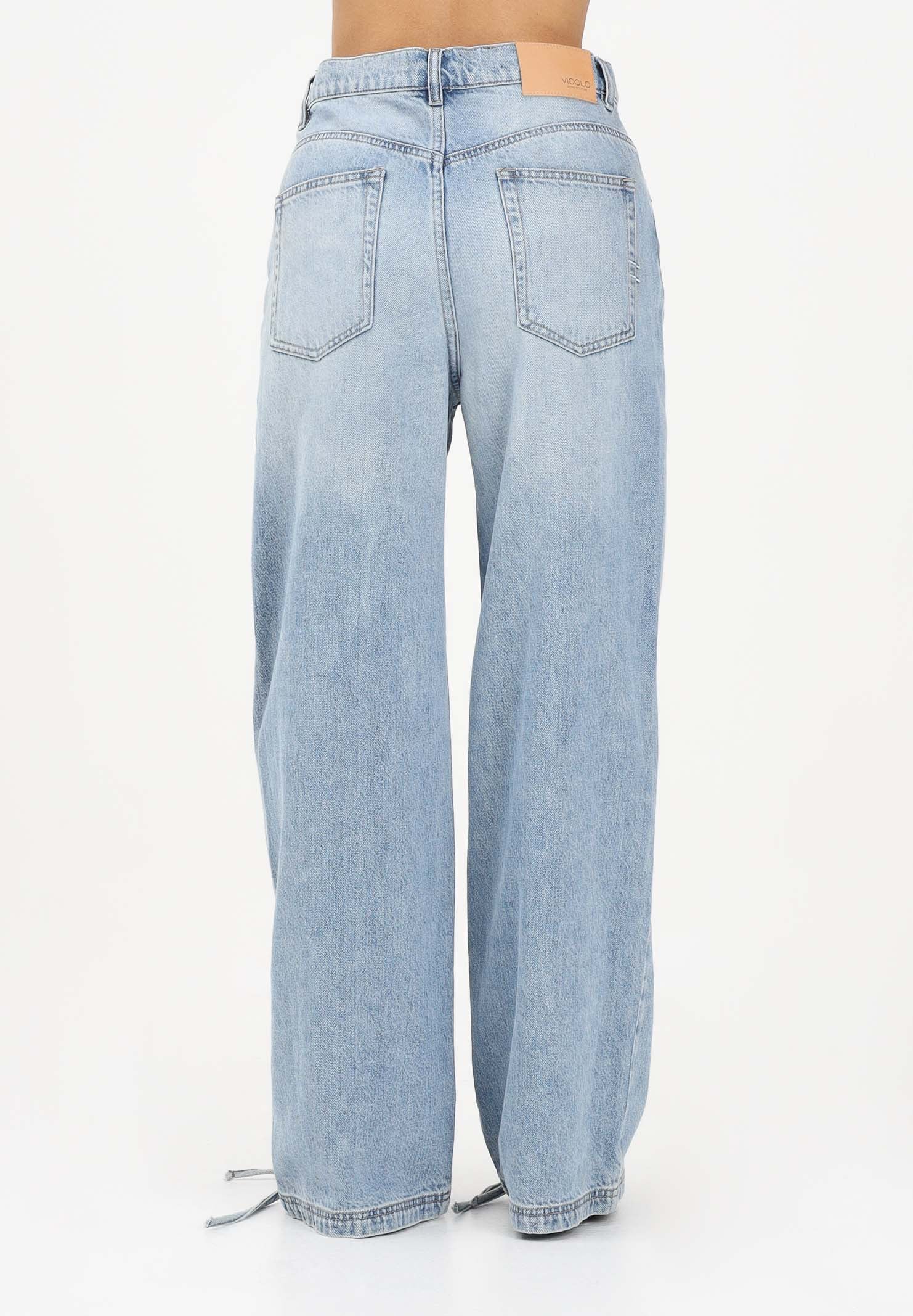 VICOLO Jeans Cora in denim chiaro da donna DAB5012 DECH VICOLO 