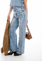 VICOLO Jeans Cora in denim chiaro da donna DAB5012 DECH VICOLO 