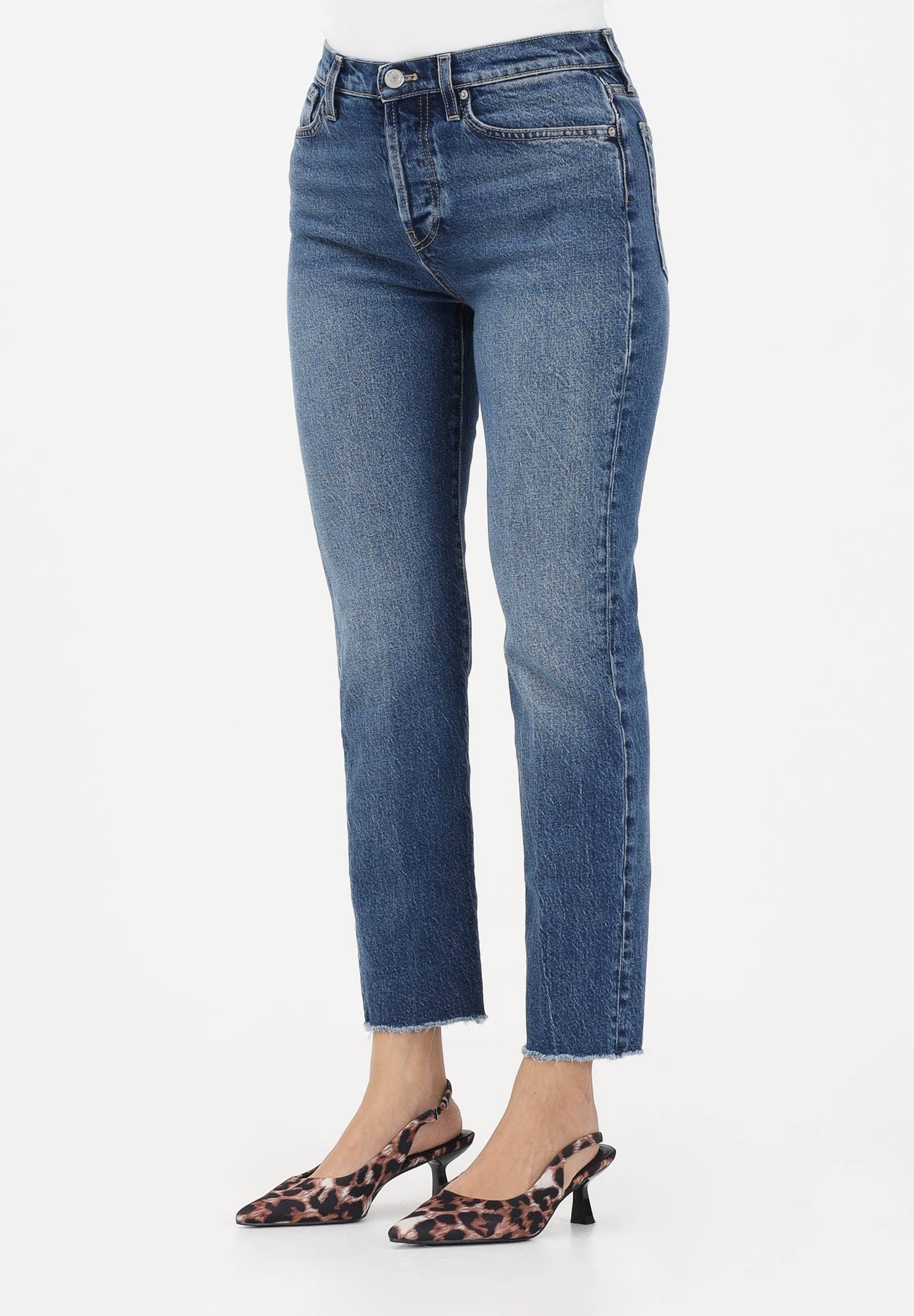 VICOLO Jeans Bella in denim medio da donna DAB5019 DEBL VICOLO 