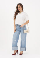 VICOLO Jeans KENDALL in denim chiaro da donna DAB5026 ADE VICOLO 