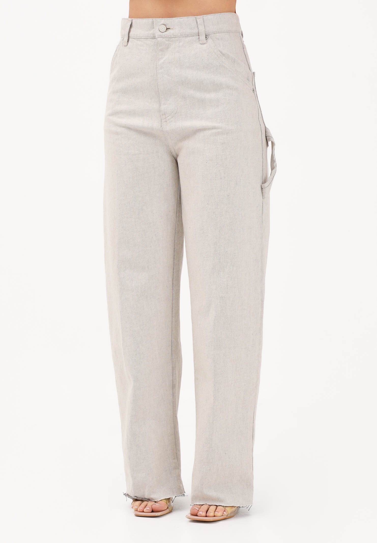 VICOLO Jeans Lena in denim grigio sabbiato da donna DAB5073 ABU06 VICOLO 