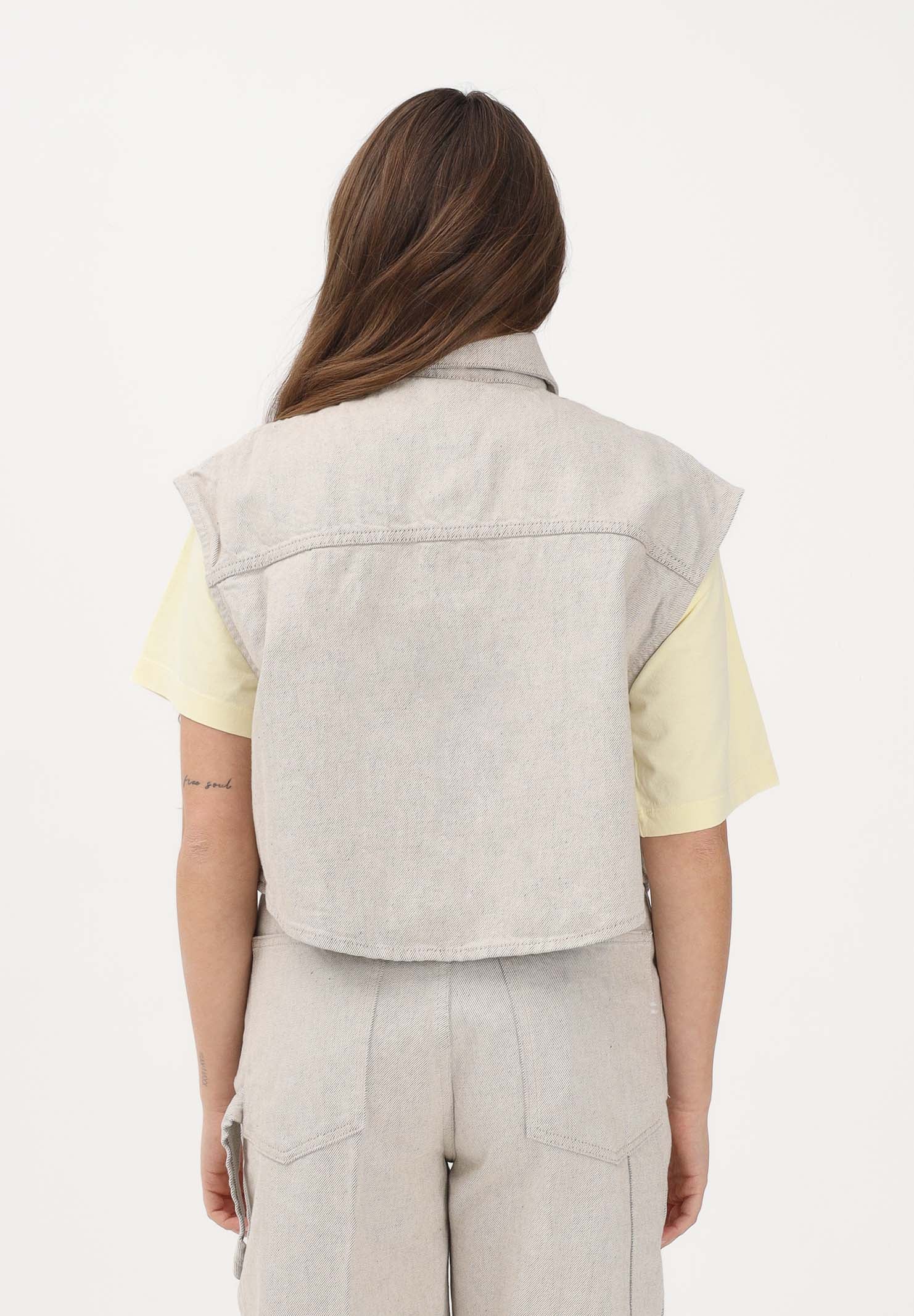 VICOLO Gilet in denim sabbia da donna DAB5075 ABU06 VICOLO 
