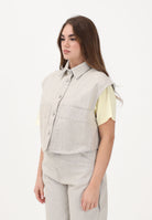 VICOLO Gilet in denim sabbia da donna DAB5075 ABU06 VICOLO 