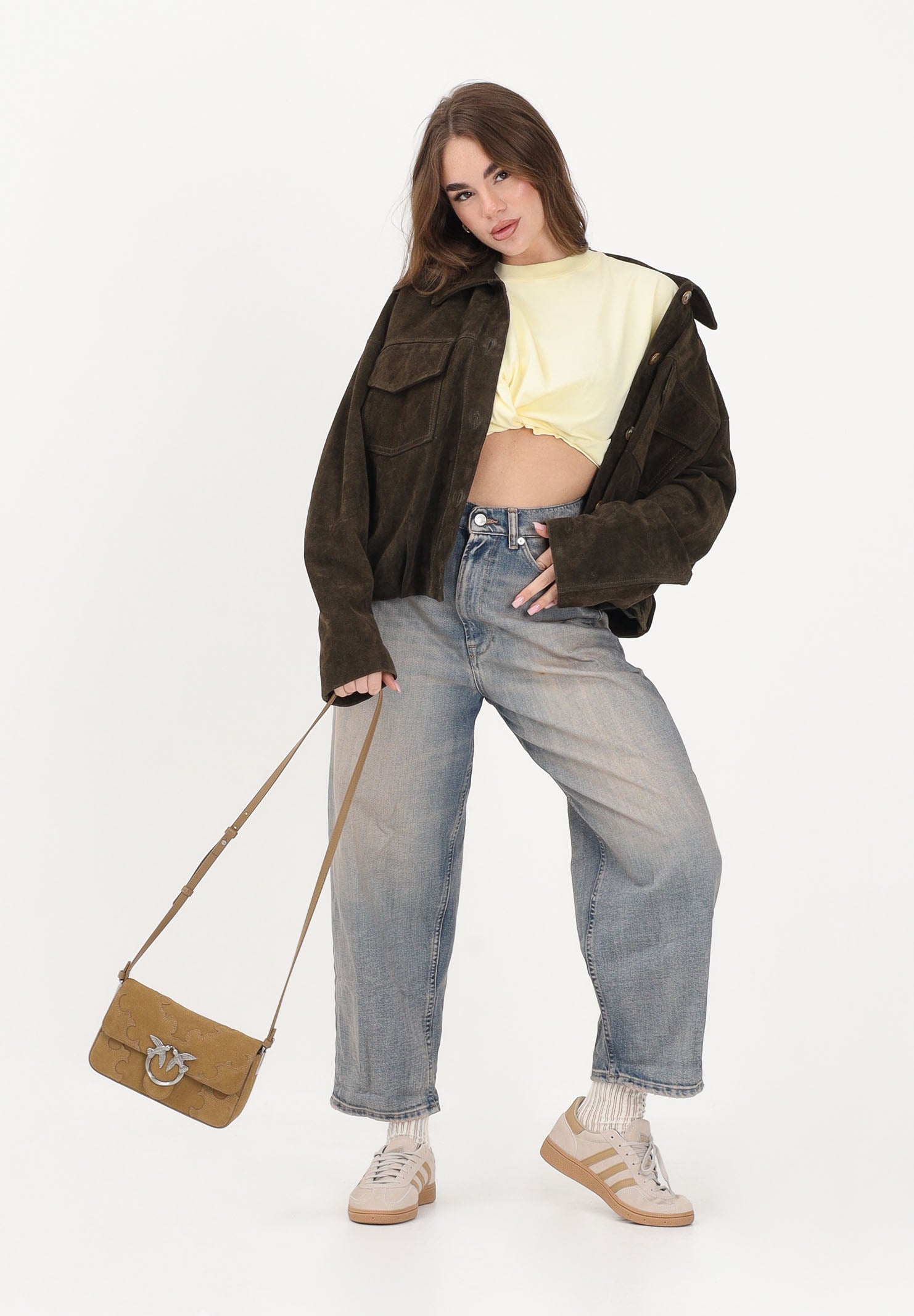 VICOLO Jeans Laila in denim chiaro sabbiato da donna DAB5081 DEBL VICOLO 
