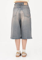 VICOLO Bermuda Carola in denim sabbiato da donna DAB5082 ADE VICOLO 