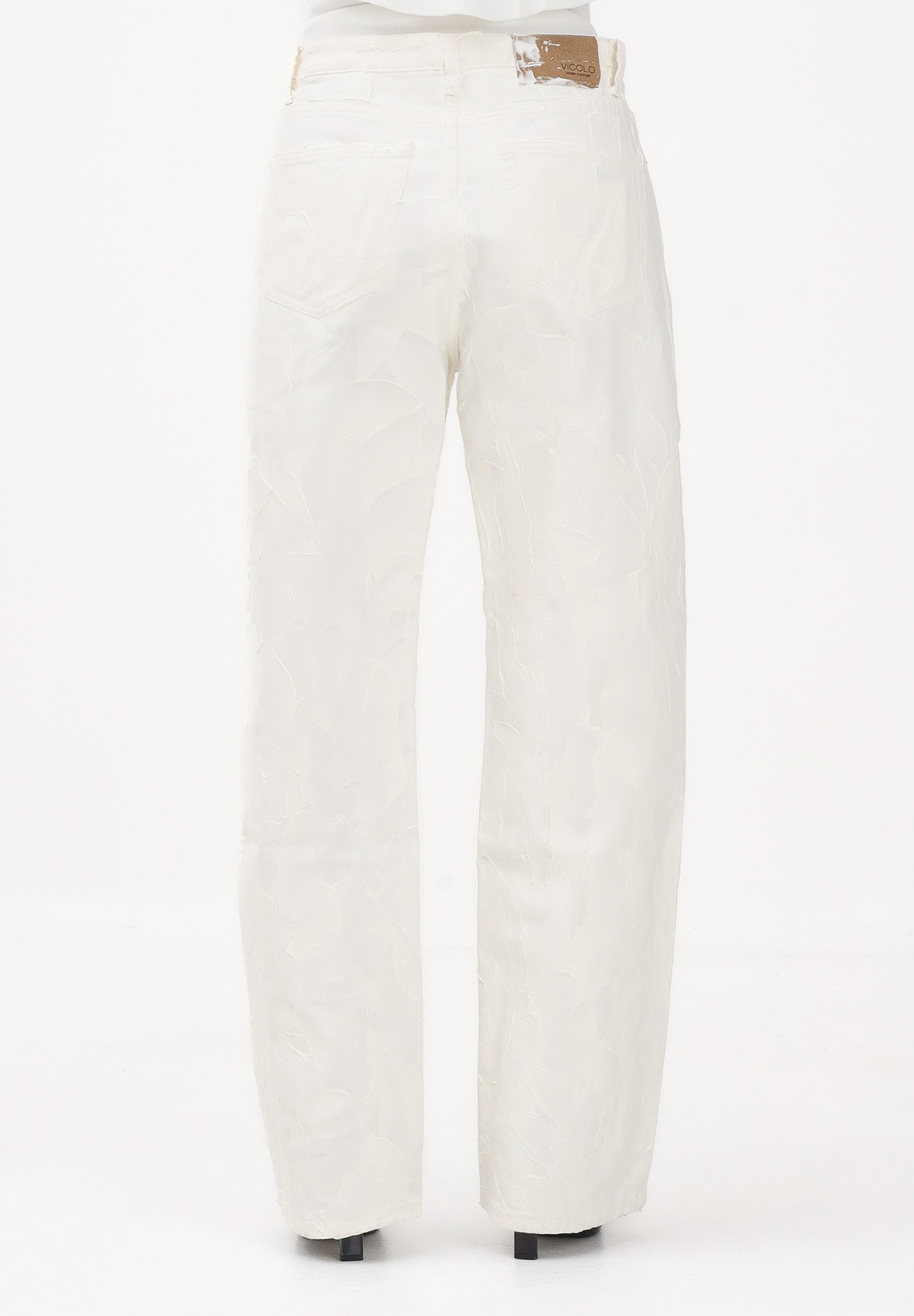 VICOLO Jeans Icon Alex bianco da donna DAB5101 DEBI VICOLO 