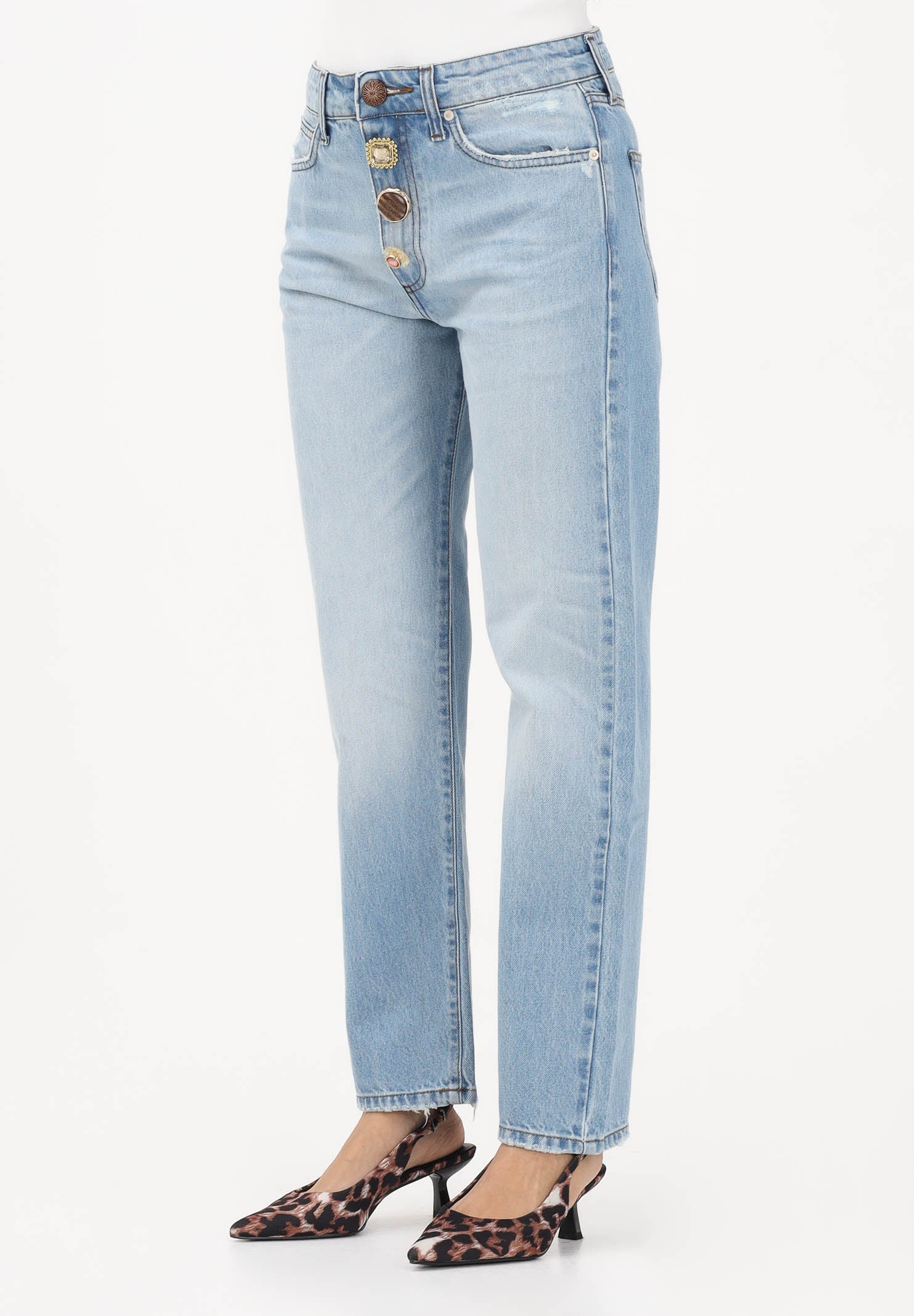 VICOLO Jeans Zoe in denim chiaro da donna DAB5106 DECH VICOLO 