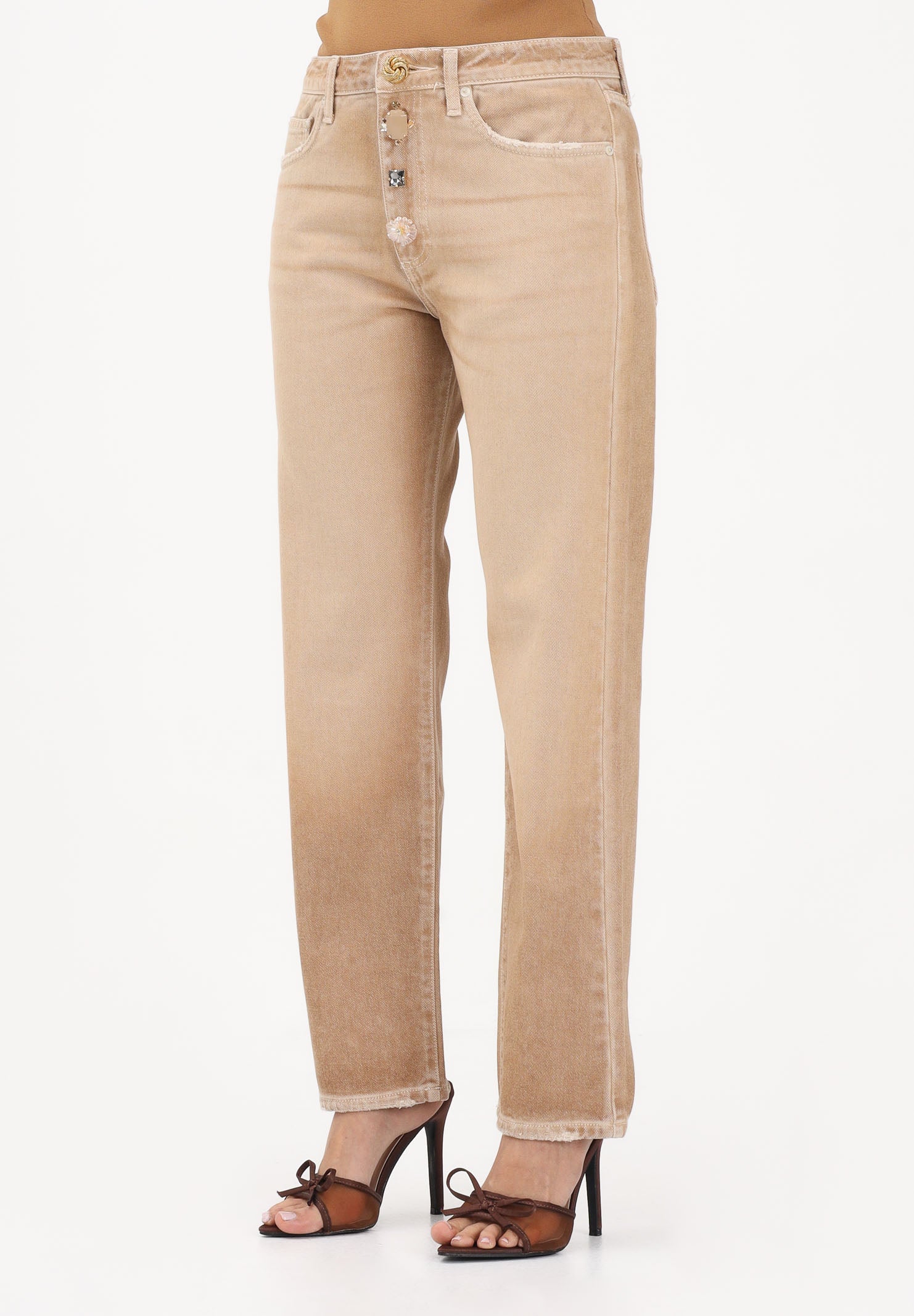 VICOLO Jeans Zoe beige da donna DAB5112 ABU61 VICOLO 