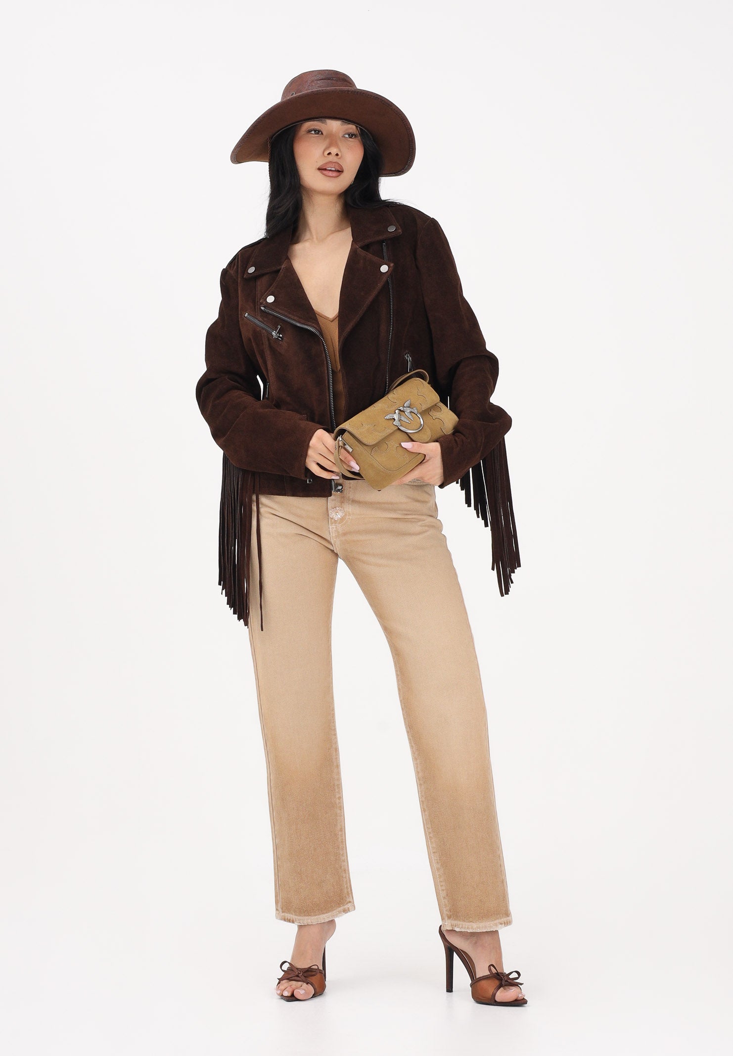 VICOLO Jeans Zoe beige da donna DAB5112 ABU61 VICOLO 