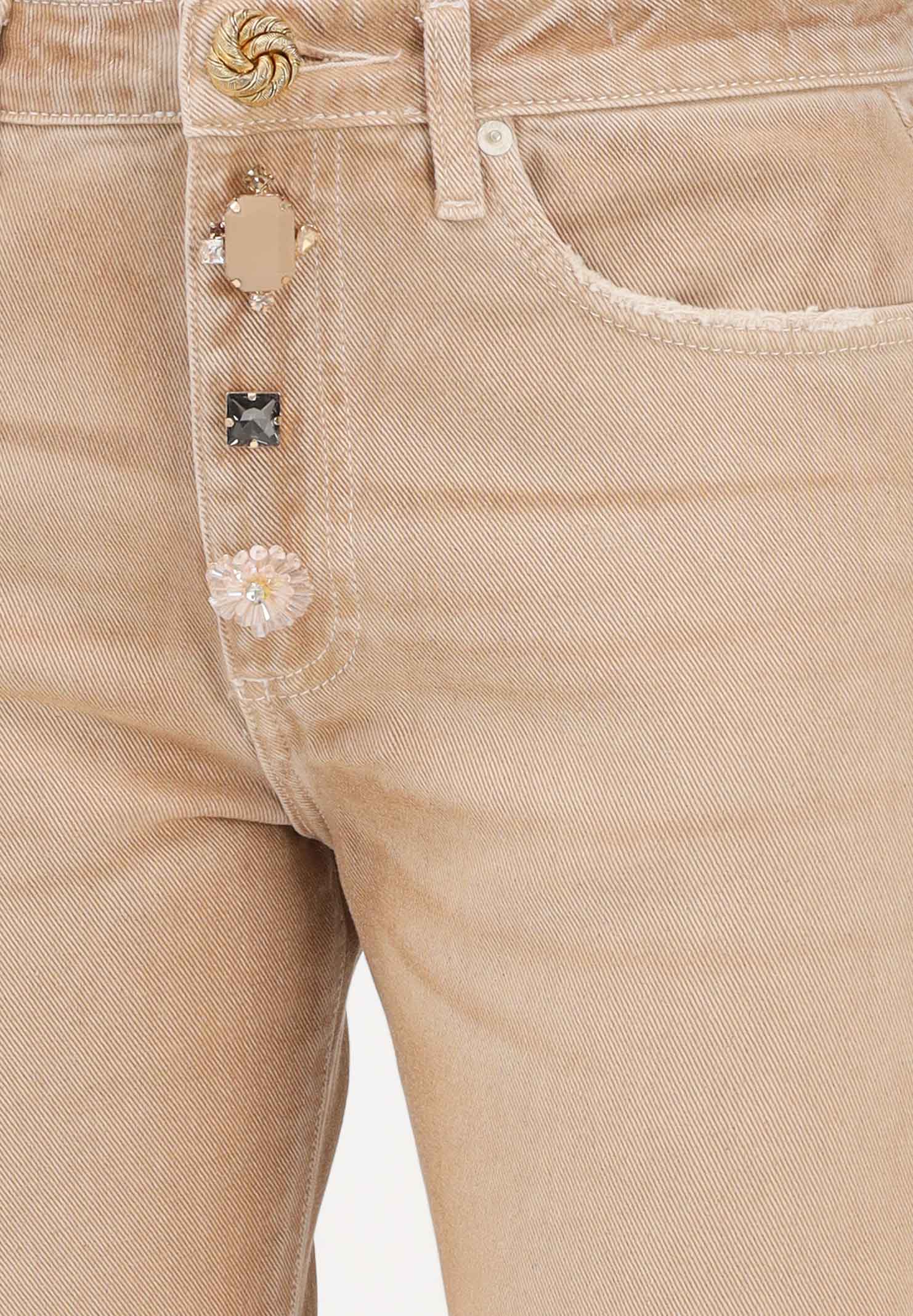 VICOLO Jeans Zoe beige da donna DAB5112 ABU61 VICOLO 