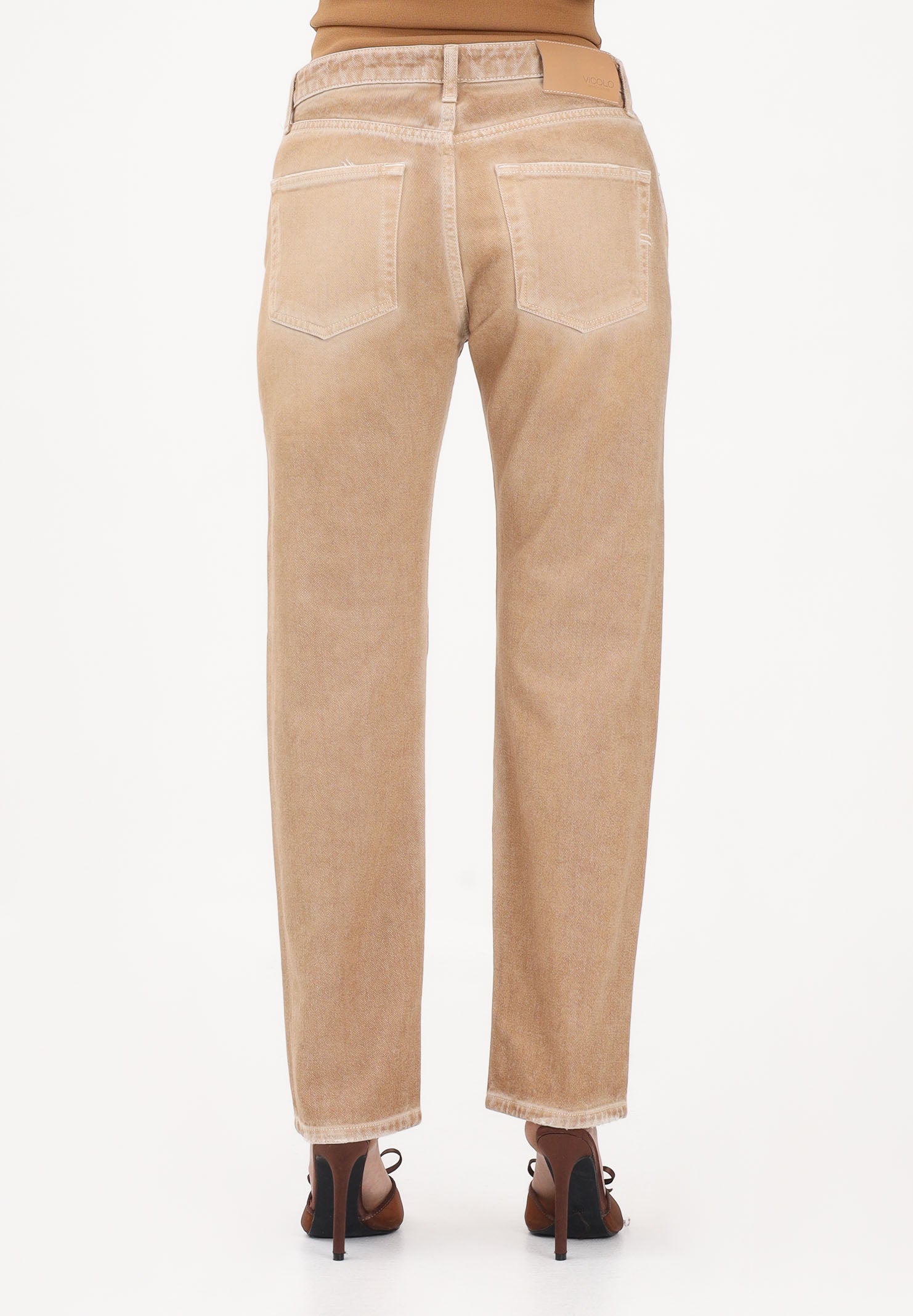 VICOLO Jeans Zoe beige da donna DAB5112 ABU61 VICOLO 