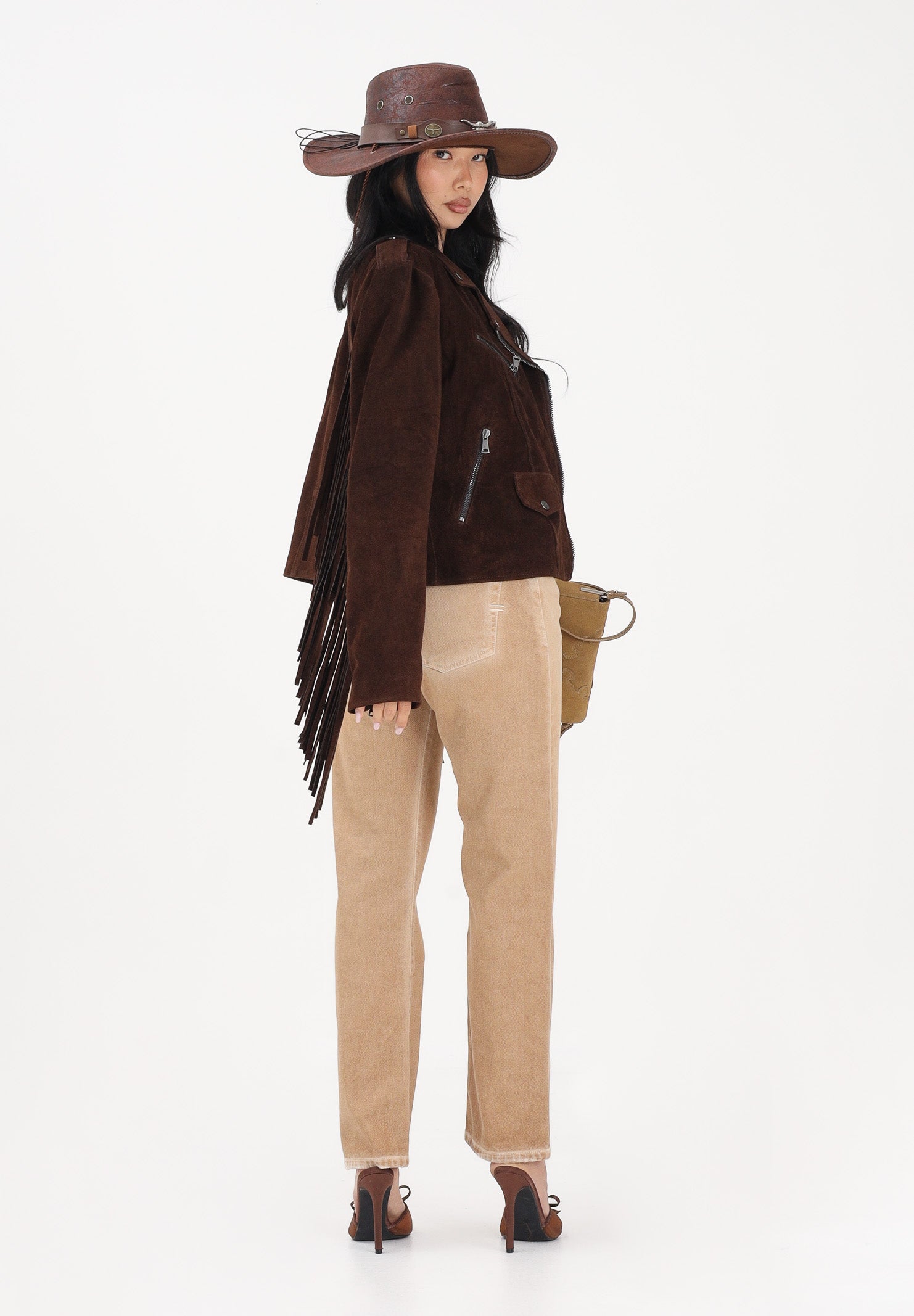 VICOLO Jeans Zoe beige da donna DAB5112 ABU61 VICOLO 