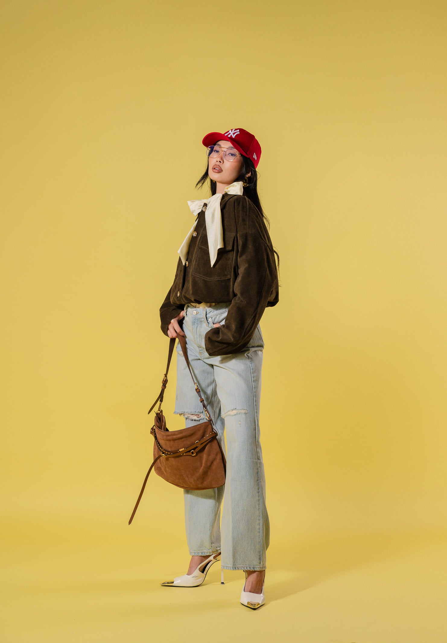 VICOLO Jeans XENOBIA in denim chiaro da donna DAB5119 ADE VICOLO 