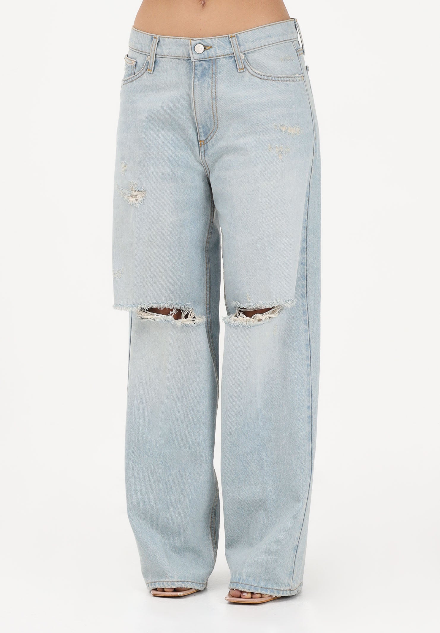VICOLO Jeans XENOBIA in denim chiaro da donna DAB5119 ADE VICOLO 