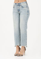 VICOLO Jeans Zeke in denim chiaro sabbiato da donna DAB5121 DEVI VICOLO 
