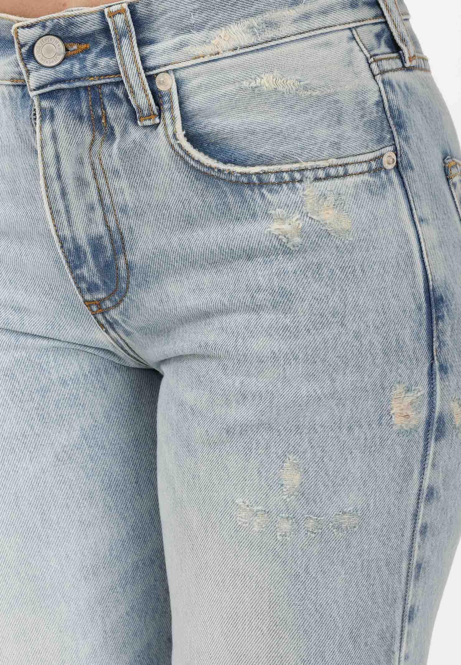VICOLO Jeans Zeke in denim chiaro sabbiato da donna DAB5121 DEVI VICOLO 