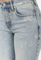 VICOLO Jeans Zeke in denim chiaro sabbiato da donna DAB5121 DEVI VICOLO 