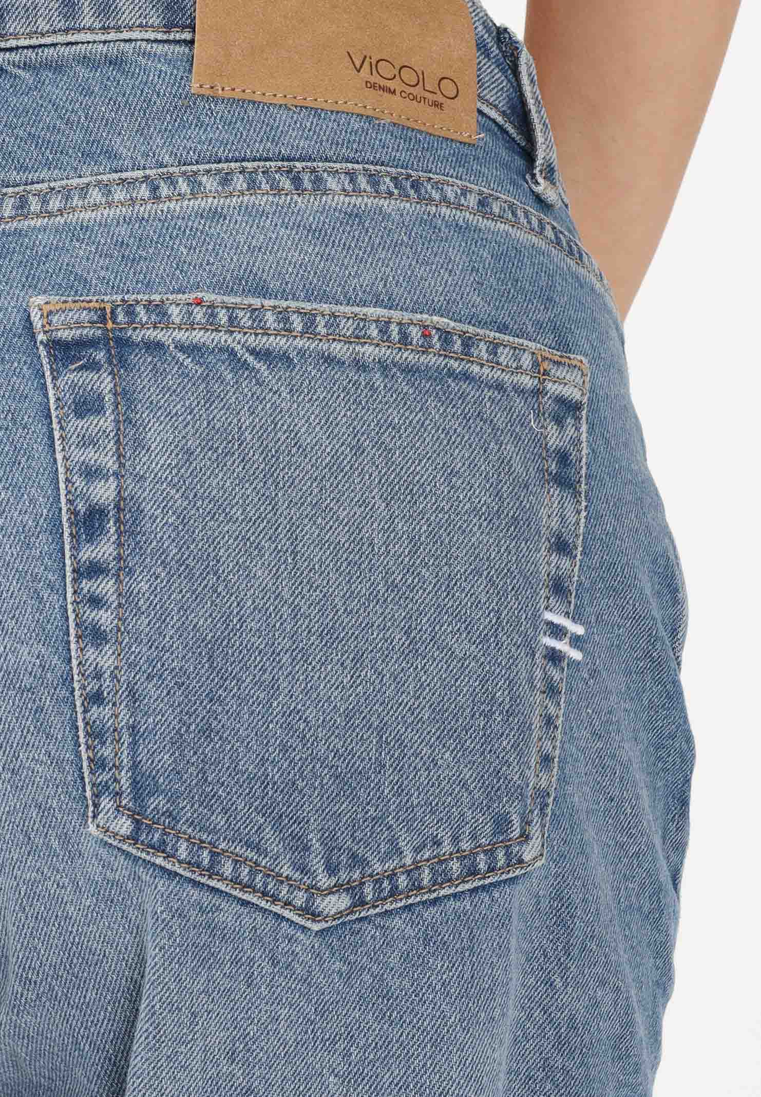 VICOLO Jeans Alex in denim medio da donna DAB5141 DEBL VICOLO 