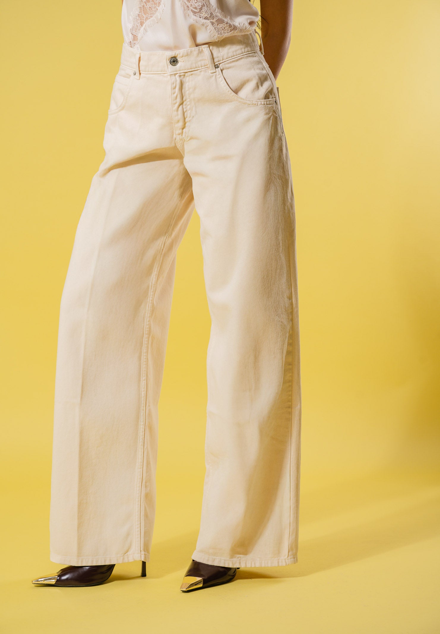 VICOLO Jeans Mia vaniglia da donna DAB5148 ABU05 VICOLO 