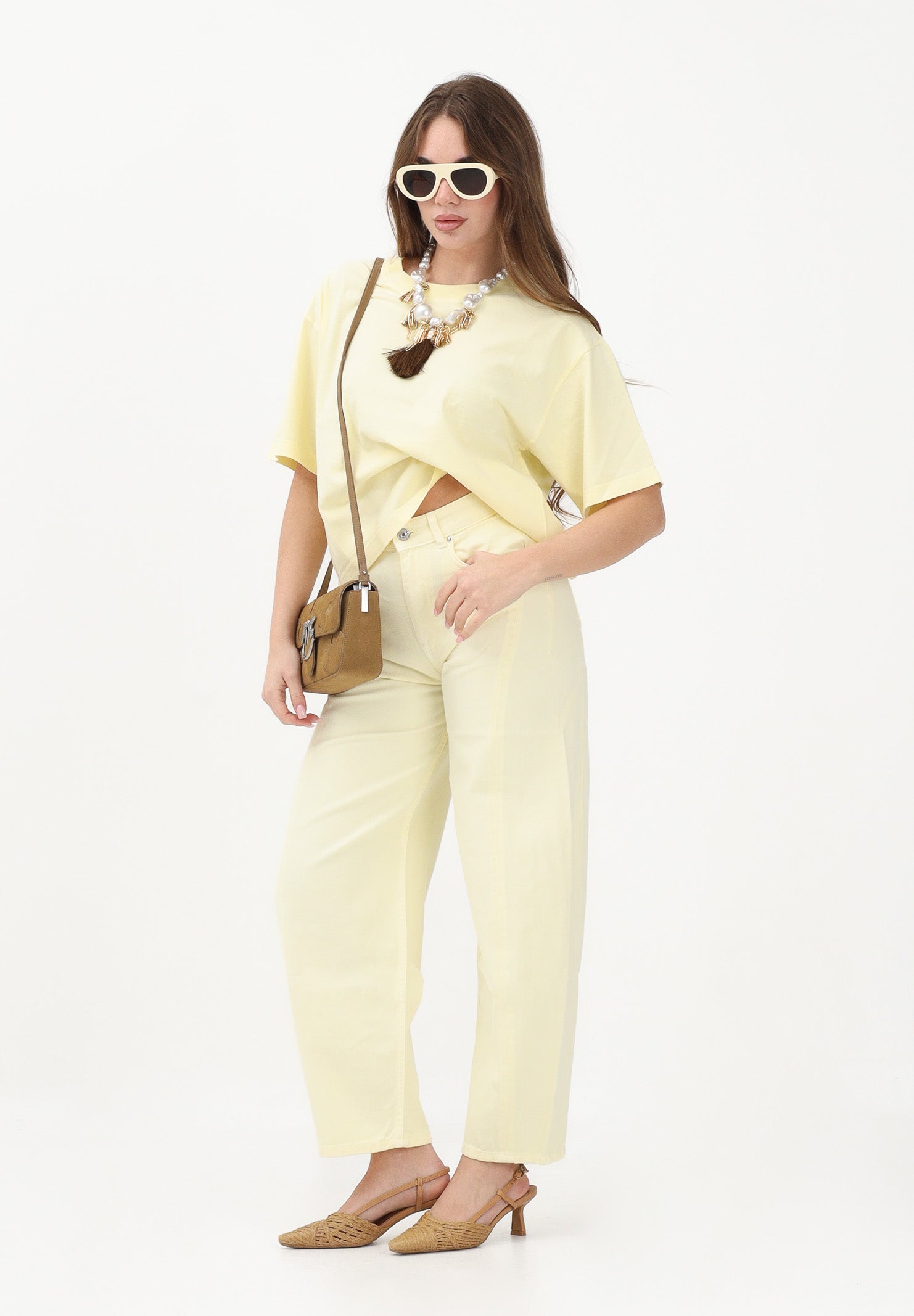 VICOLO Jeans Chiara giallo da donna DAB5150 ABU202 VICOLO 