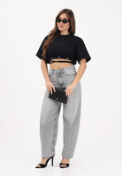 VICOLO Jeans CHIARA balloon in denim grigio da donna DAB5156 DEGR VICOLO 