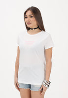 VICOLO T-shirt a manica corta bianca da donna con stampa "Mammite cronica" RAB0717 02 VICOLO 