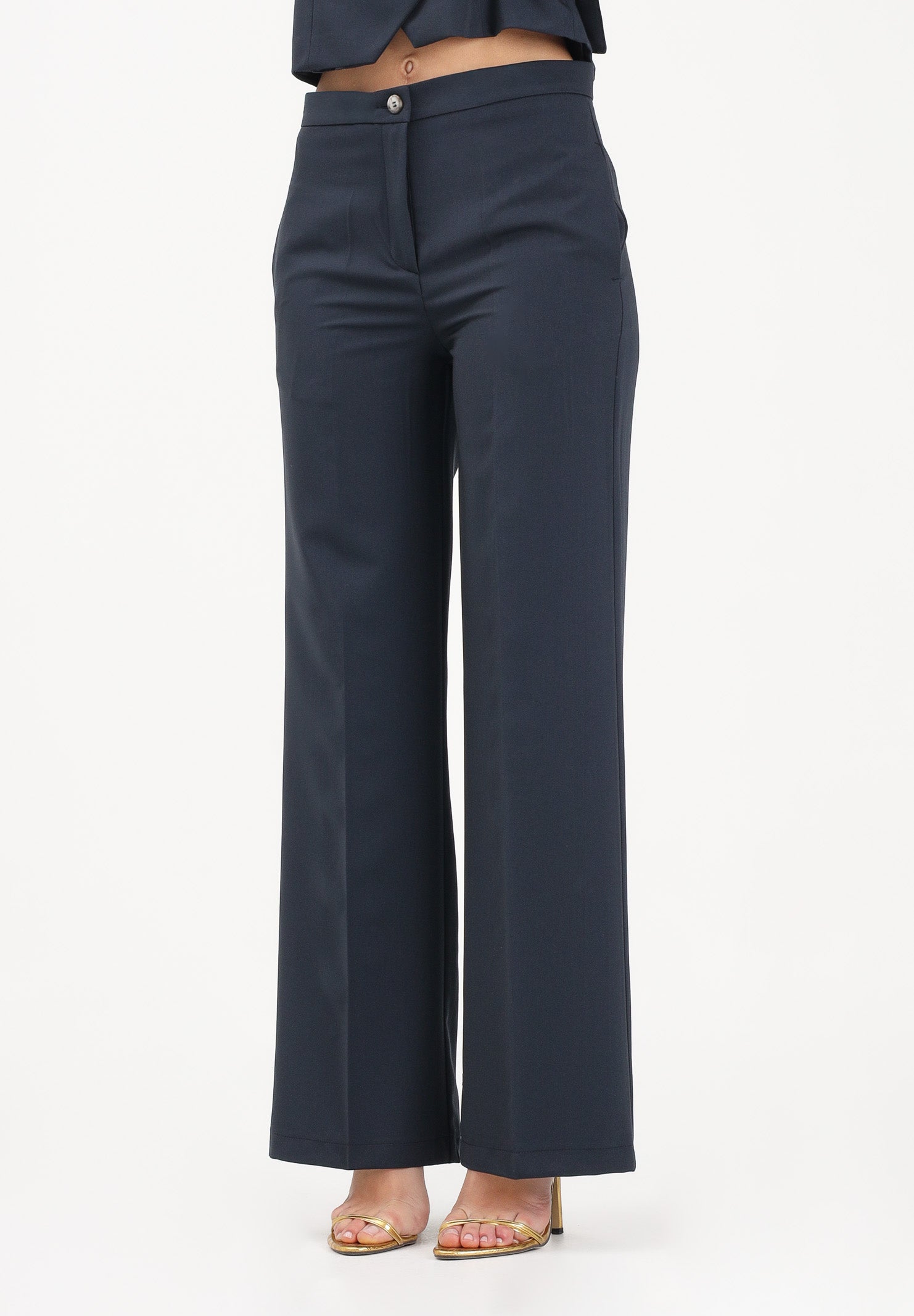 VICOLO Pantalone elegante blu da donna TAB0025 BL VICOLO 