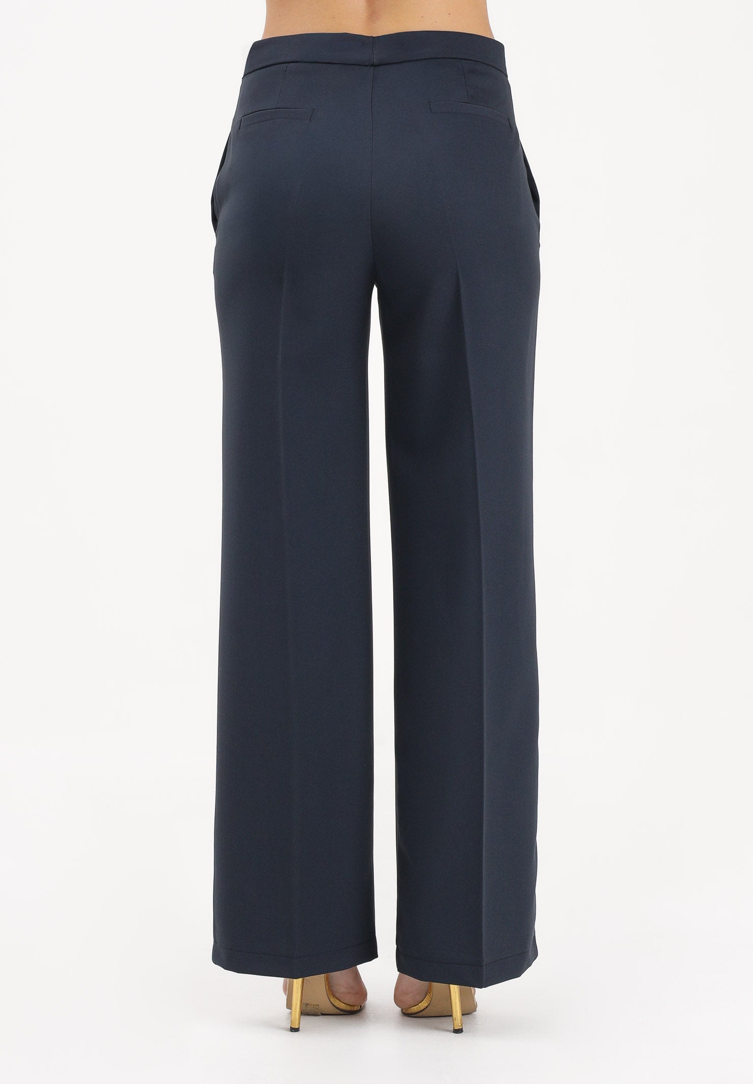 VICOLO Pantalone elegante blu da donna TAB0025 BL VICOLO 