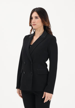 VICOLO Giacca doppiopetto nera da donna TAB0031 A99 VICOLO 