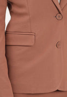 VICOLO Giacca monopetto cuoio da donna TAB0042 ABU67 VICOLO 