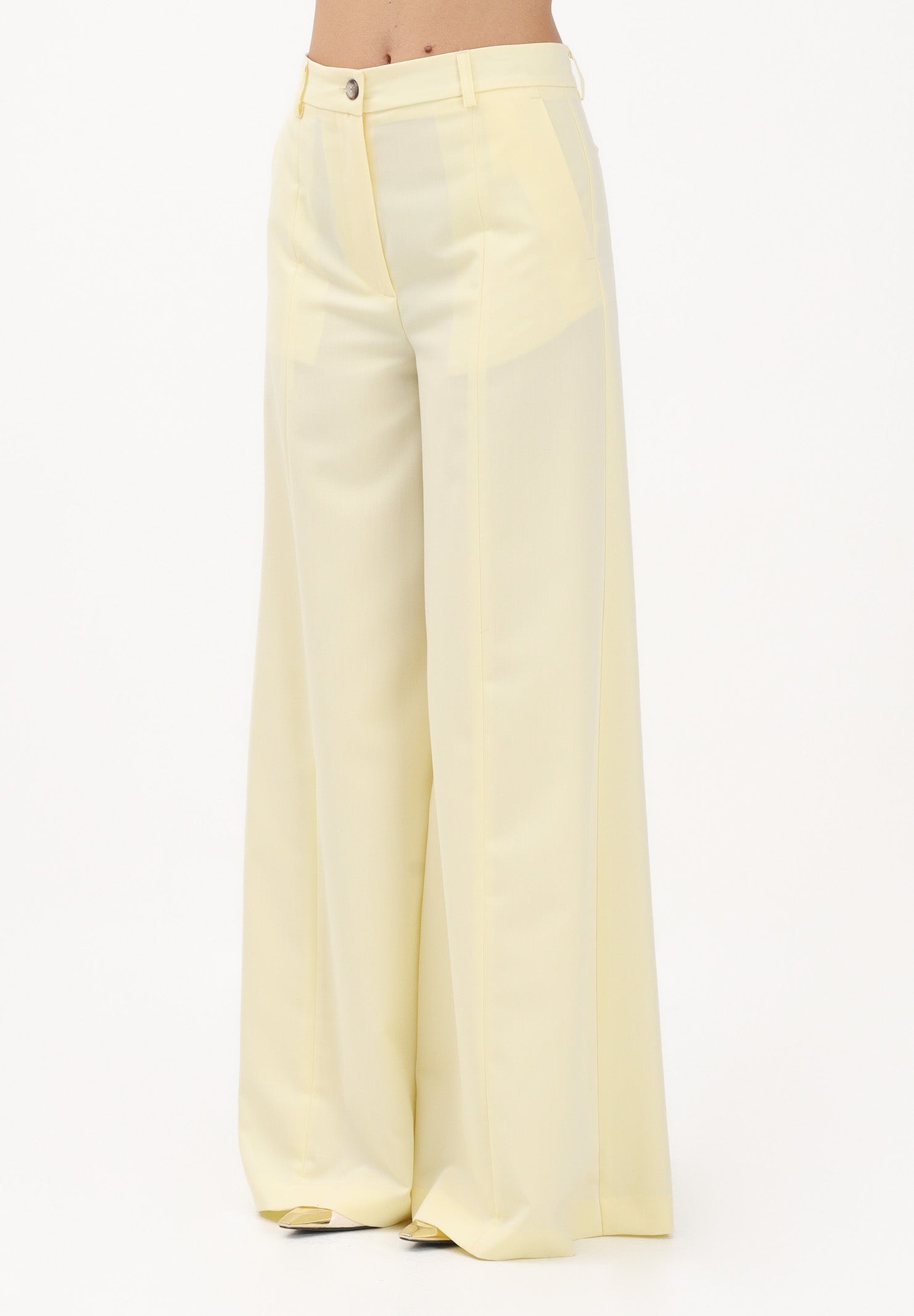 VICOLO Pantalone elegante giallo da donna TAB0130 ABU20 VICOLO 