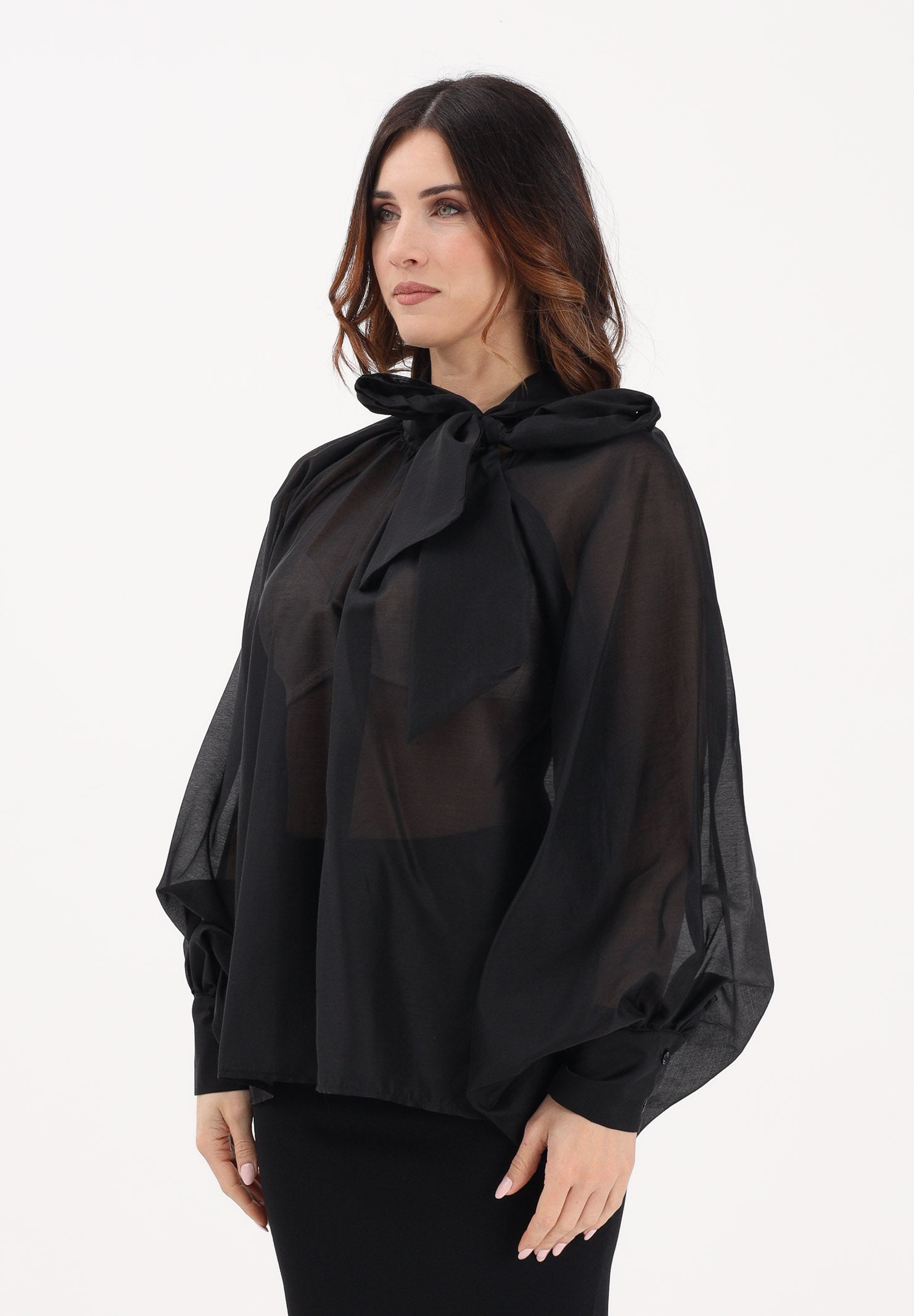 VICOLO Blusa nera da donna TAB0210 A99 VICOLO 