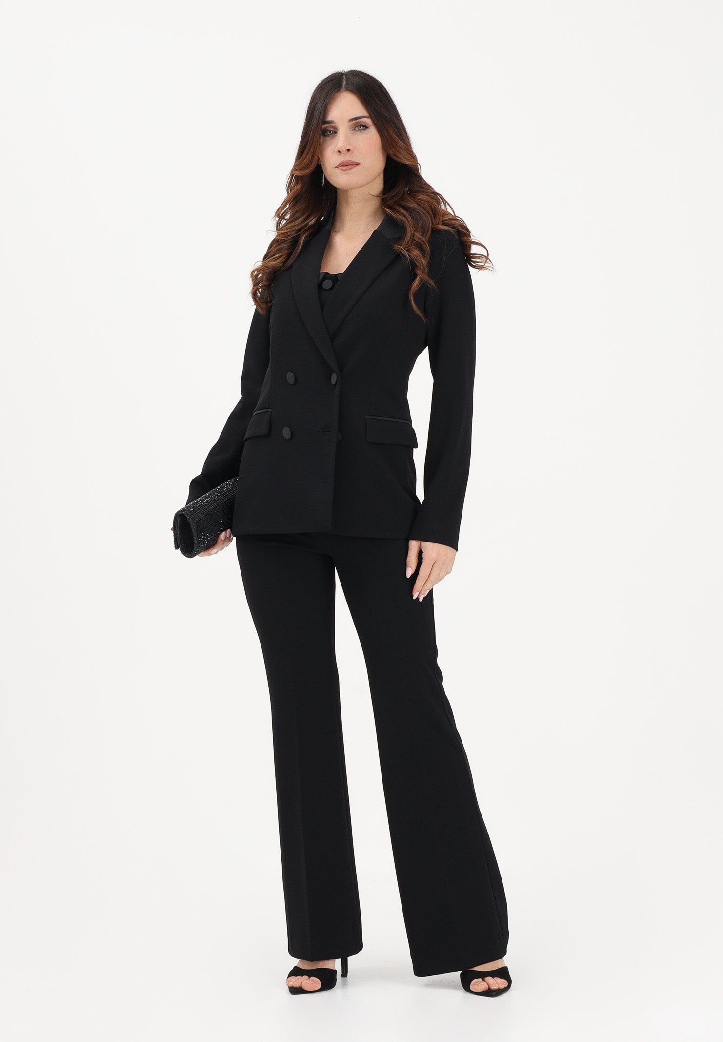 VICOLO Pantalone elegante nero da donna TAB0229 A99 VICOLO 