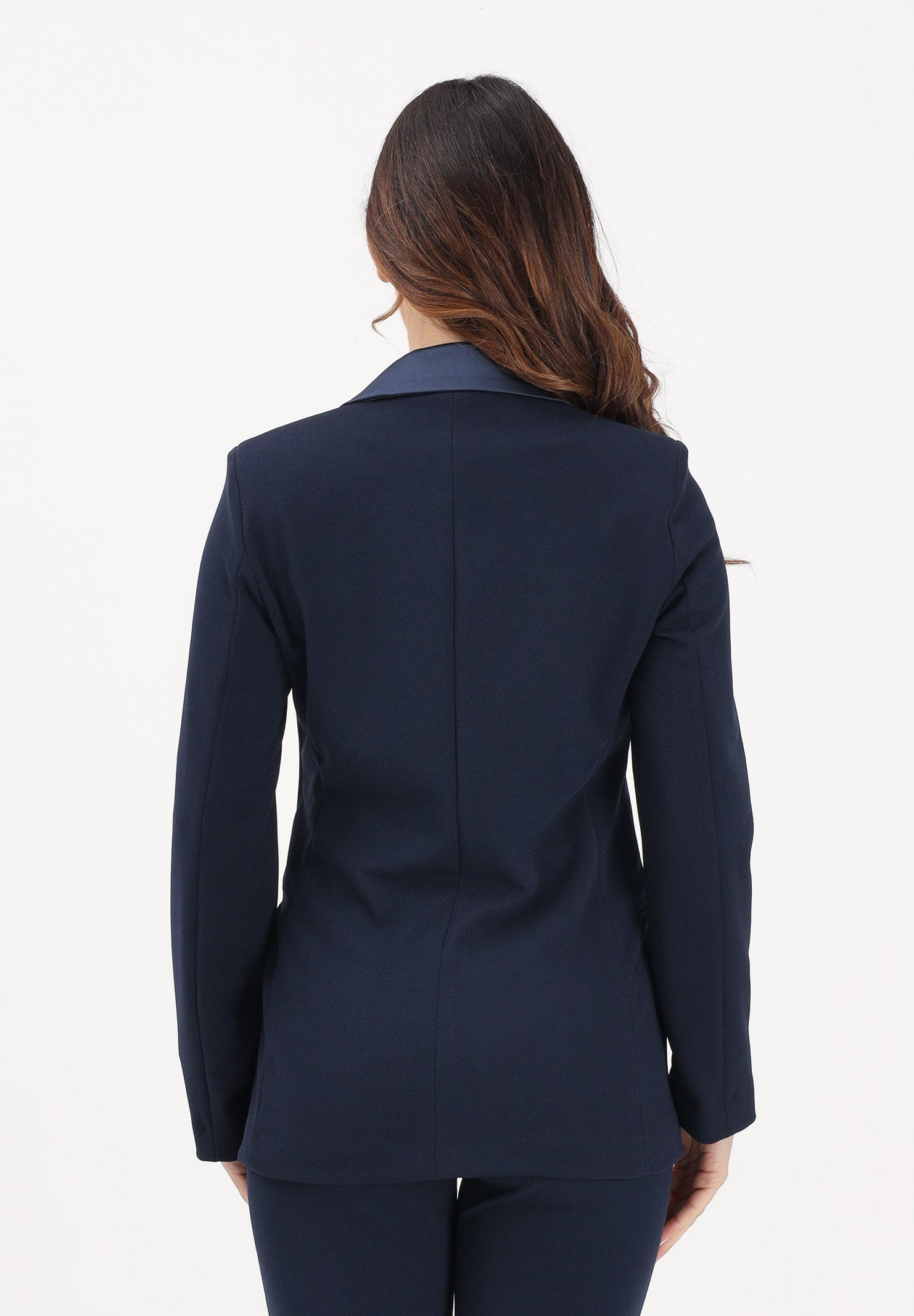 VICOLO Giacca monopetto blu da donna TAB0230 A89 VICOLO 