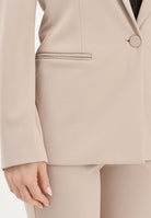 VICOLO Giacca monopetto beige da donna TAB0230 ABU061 VICOLO 