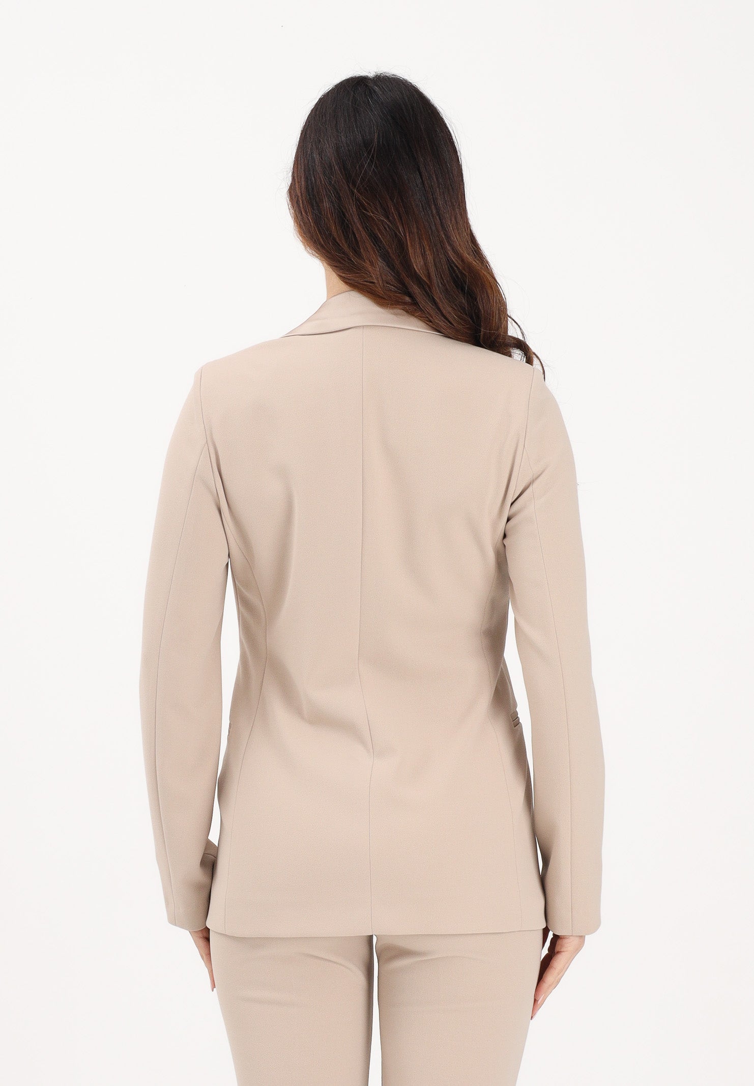 VICOLO Giacca monopetto beige da donna TAB0230 ABU061 VICOLO 