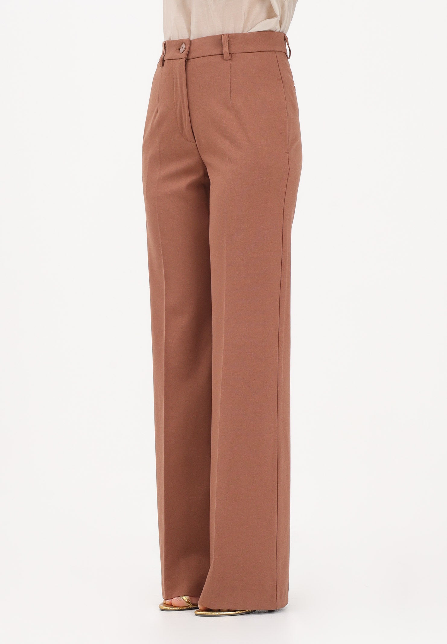 VICOLO Pantalone elegante cuoio da donna TAB0233 ABU67 VICOLO 