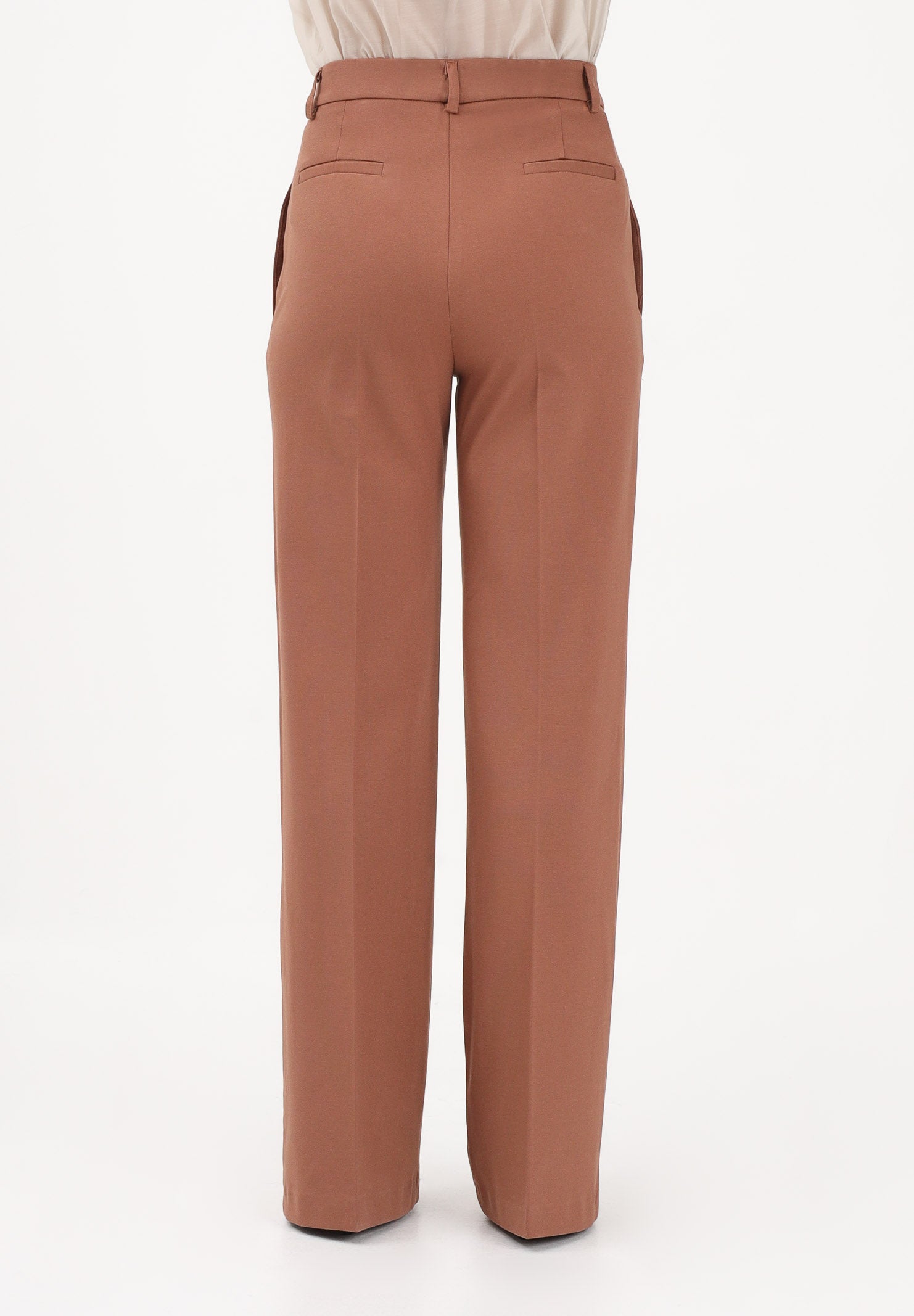 VICOLO Pantalone elegante cuoio da donna TAB0233 ABU67 VICOLO 