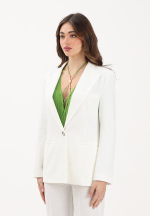 VICOLO Giacca bianca da donna dal taglio sartoriale TAB0246 A02 VICOLO 