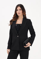 VICOLO Giacca nera da donna dal taglio sartoriale TAB0246 A99 VICOLO 