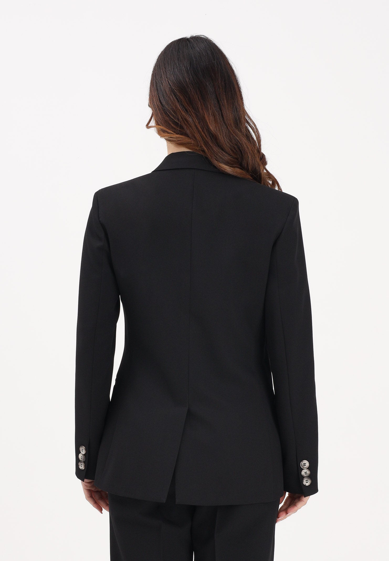 VICOLO Giacca nera da donna dal taglio sartoriale TAB0246 A99 VICOLO 