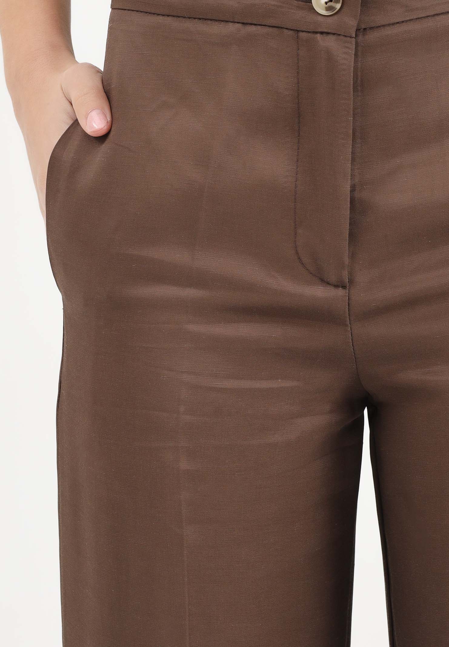 VICOLO Pantalone elegante marrone da donna TAB0250 ABU68 VICOLO 