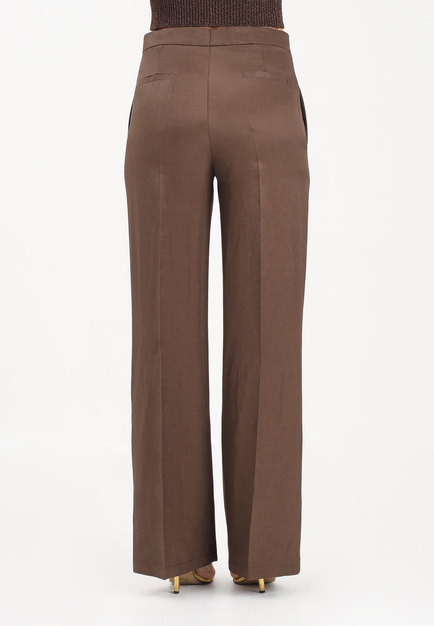 VICOLO Pantalone elegante marrone da donna TAB0250 ABU68 VICOLO 
