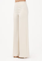 VICOLO Pantalone elegante burro da donna dal taglio palazzo TAB0259 ABU04 VICOLO 