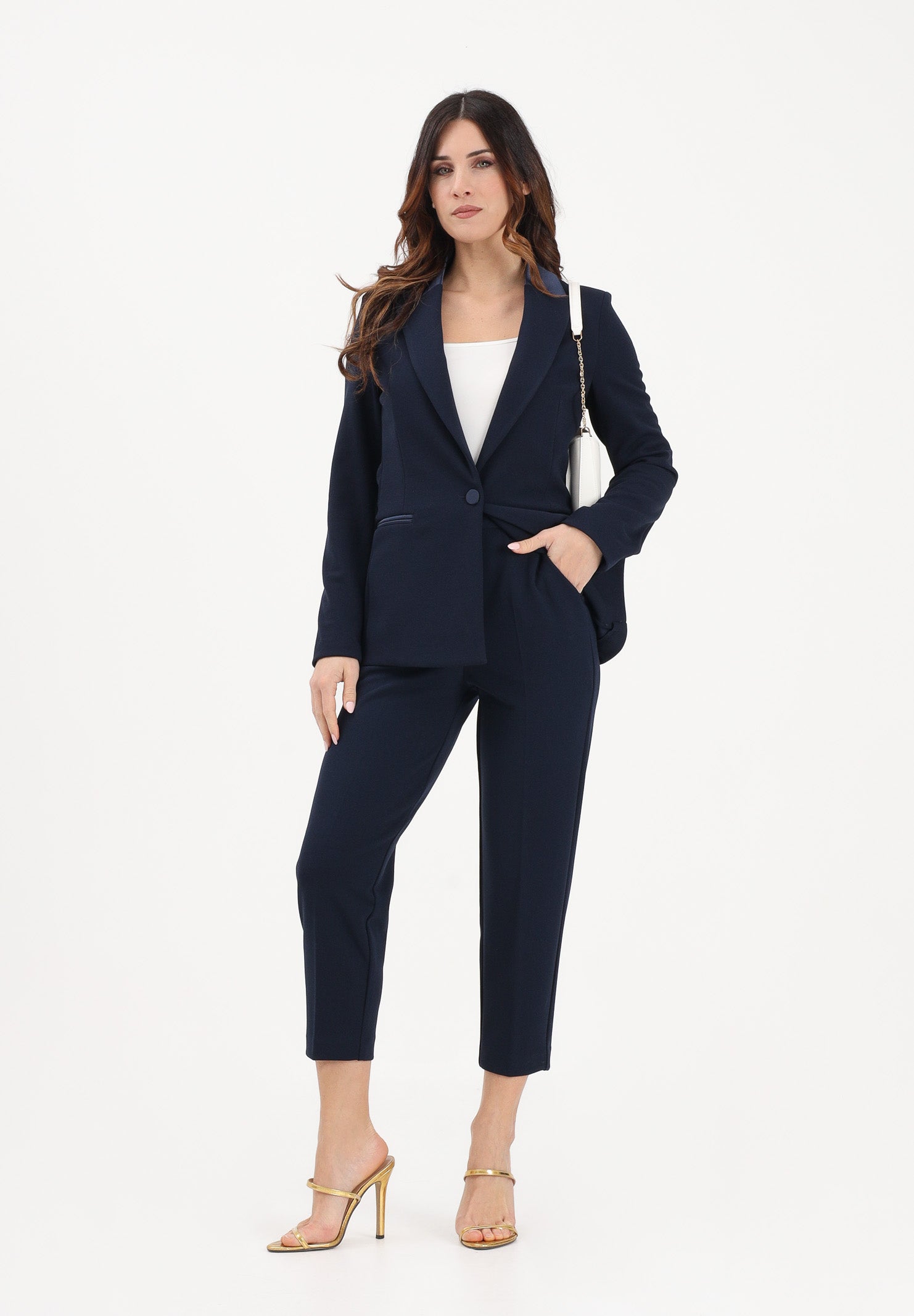 VICOLO Pantalone elegante blu da donna TAB0262 A89 VICOLO 